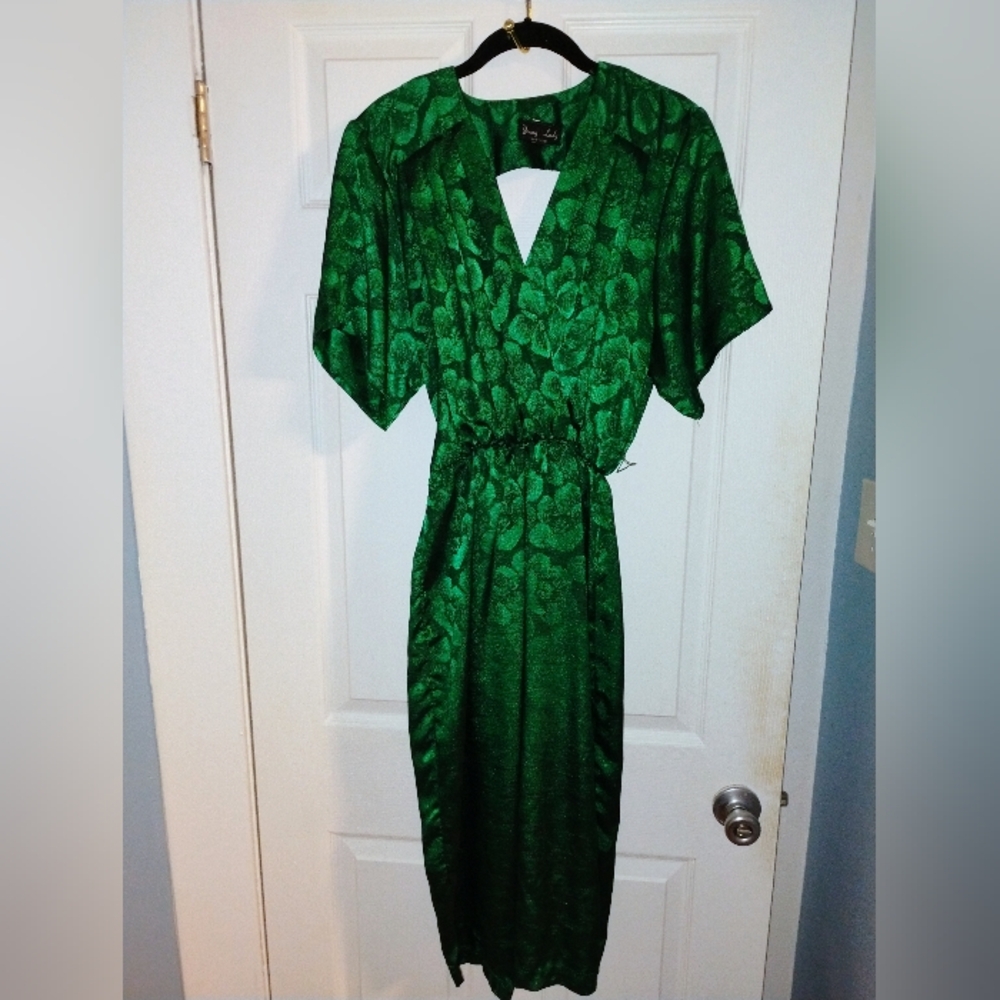 Green Floral Dress